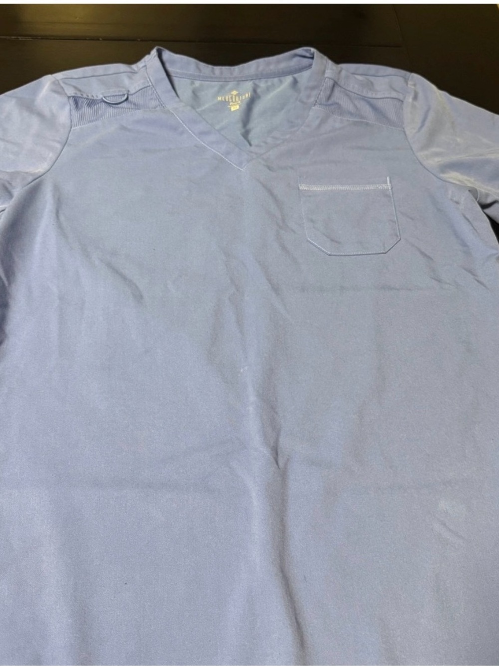 Med Couture Touch Ceil Blue Scrubs Top and bottoms joggers size medium and MP